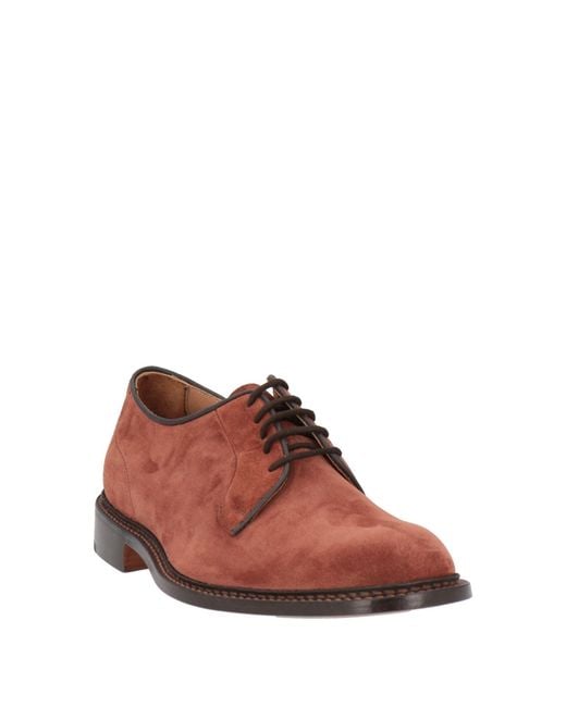 Tricker's Brown Lace-Up Shoes for men