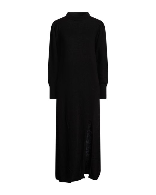 Rebel Queen Black Midi Dresses