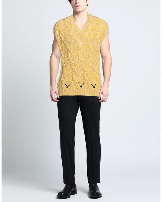 Roberto Collina Yellow Jumper for men