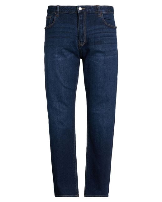 ARMANI EXCHANGE Blue Jeans Cotton, Elastane for men