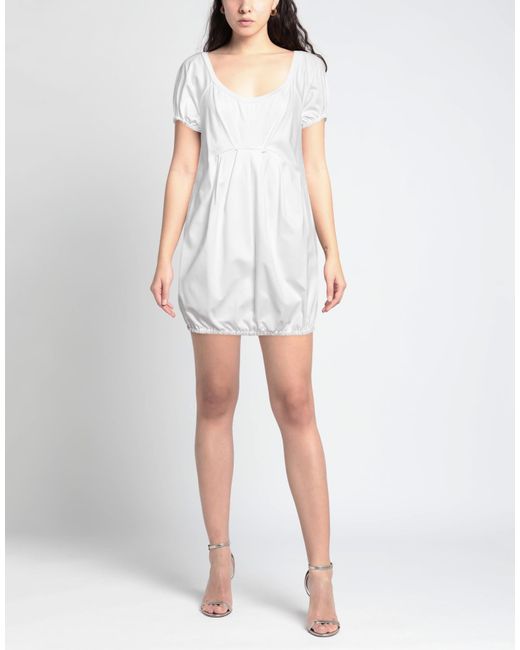 Sportmax White Mini Dress