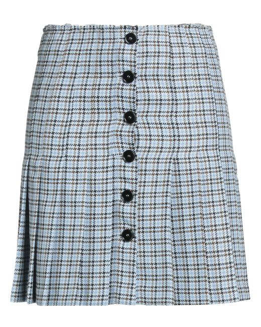 Attic And Barn Blue Mini Skirt