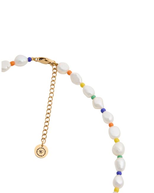 Sporty & Rich White Necklace