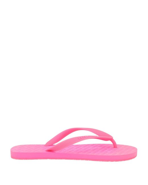 Vetements Pink Fuchsia Thong Sandal Plastic