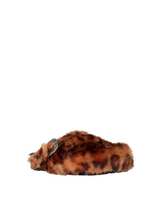 Taji Brown Mules & Clogs
