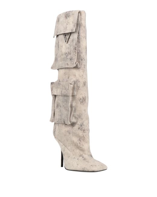 The Attico White Light Boot Textile Fibers