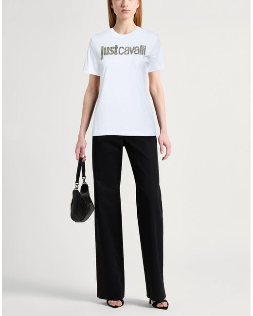 Just Cavalli White T-Shirts