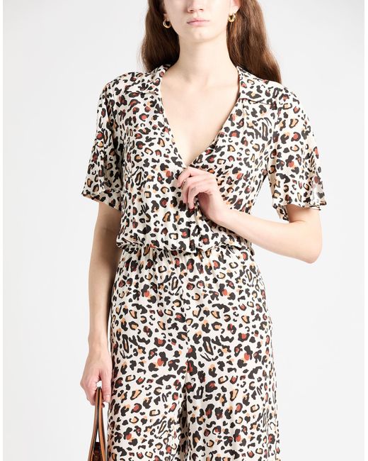Liu Jo White Better Ivory Jumpsuit Viscose