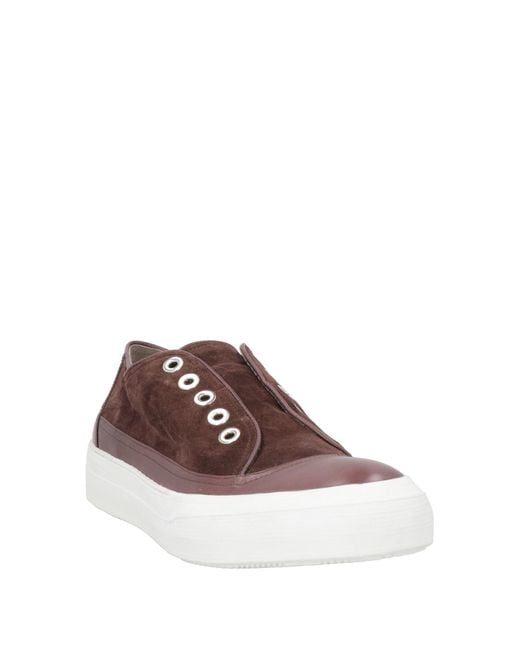 Rocco P Brown Dark Sneakers Leather for men