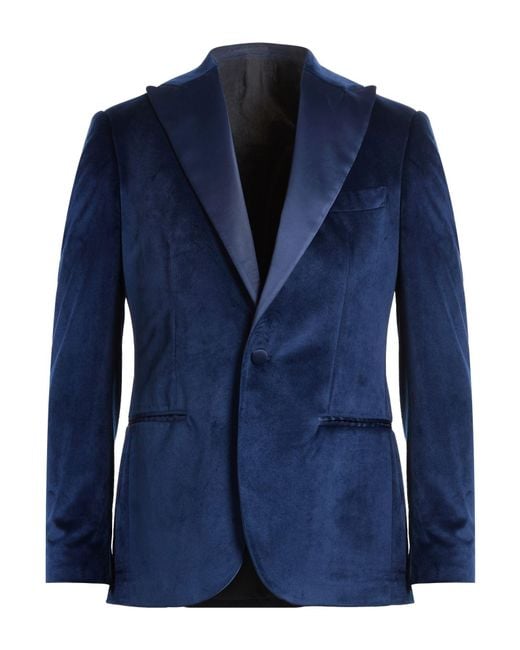 TWENTY-ONE by ANTONIO CARNEVALE Blue Blazer for men