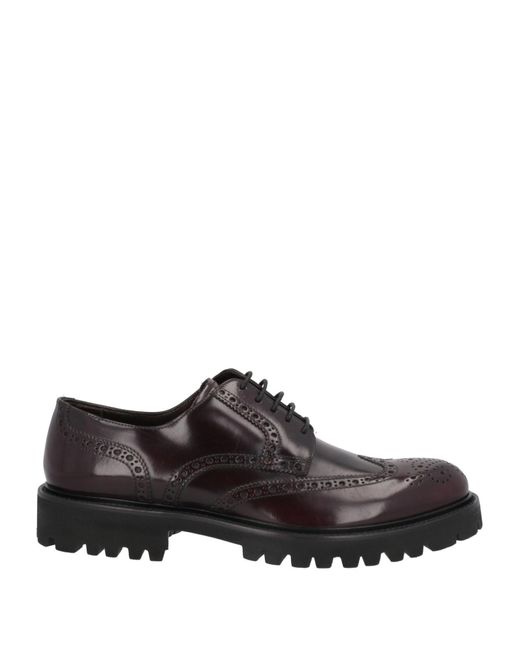 Tagliatore Brown Lace-up Shoes for men