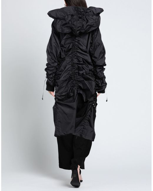 Junya Watanabe Black Overcoat & Trench Coat