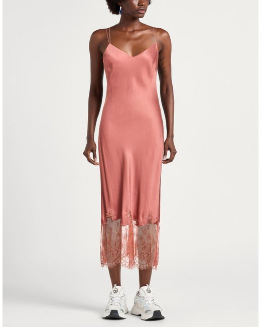 Twinset Pink Midi Dress
