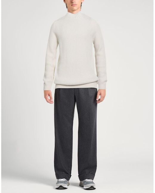 Dondup White Turtleneck for men