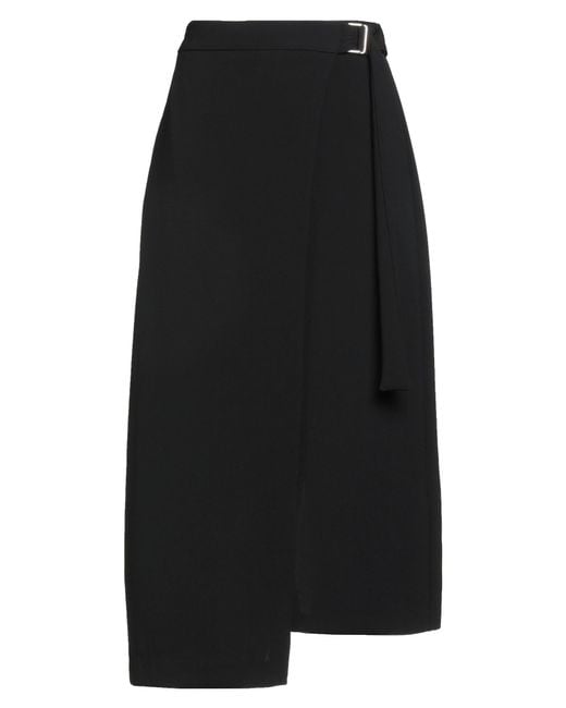Alpha Studio Black Midi Skirt