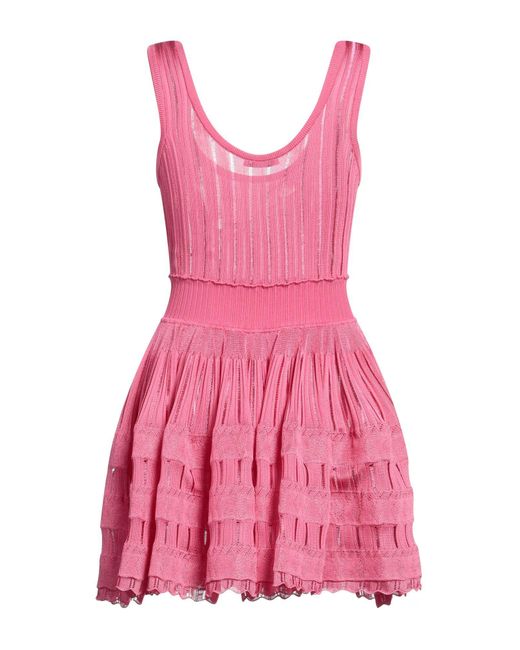 Alaïa Pink Mini Dress