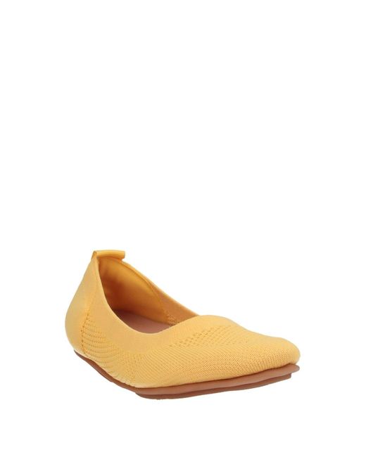 Fitflop Natural Ballet Flats Textile Fibers