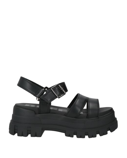 Buffalo Black Sandals