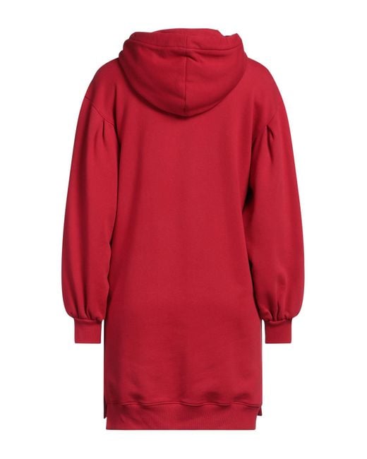 Moschino Red Couture Mini Dress Cotton