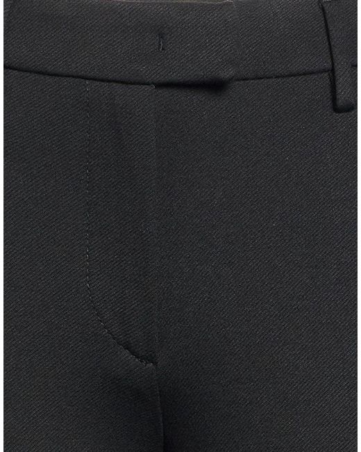 Dondup Black Pants Viscose, Polyamide, Virgin Wool, Elastane