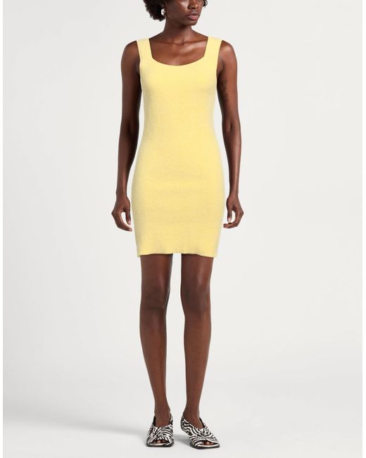 Patou Yellow Mini-Kleid
