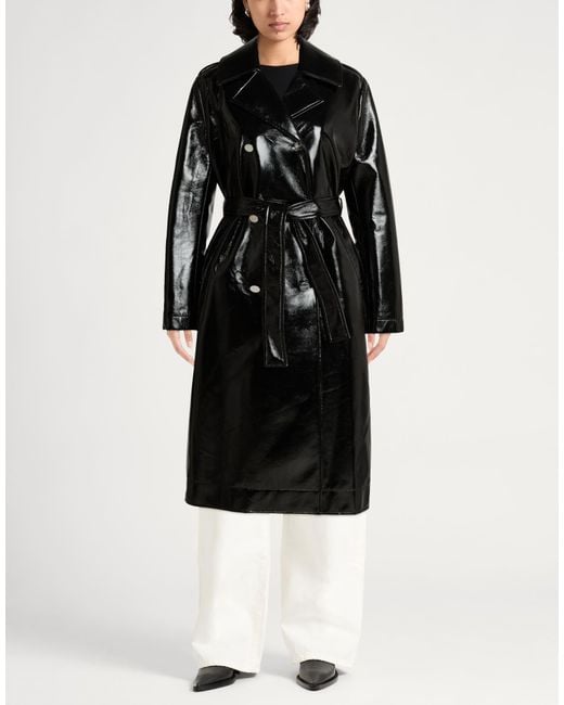 Liu Jo Black Overcoat & Trench Coat