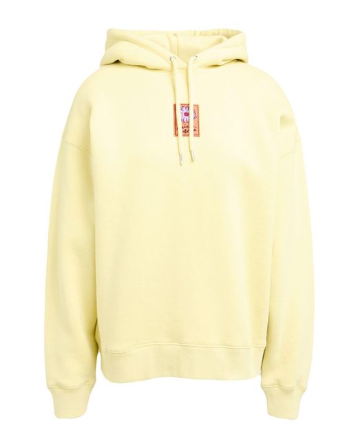 Maison Kitsuné Yellow Sweatshirt Cotton