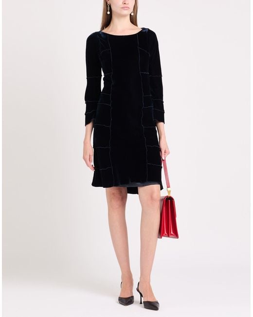 Aspesi Black Midi-Kleid