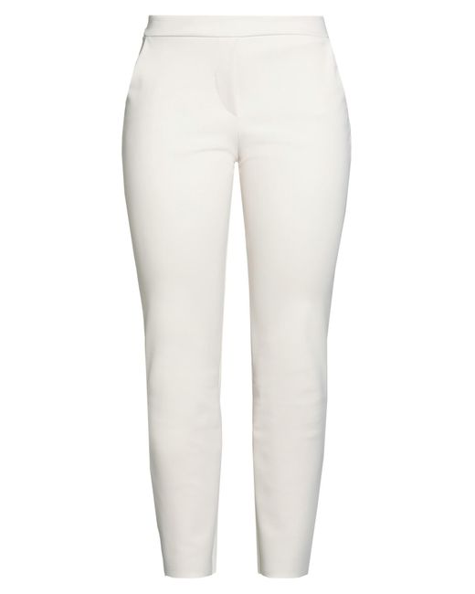 La Petite Robe Di Chiara Boni White Pants Polyamide, Elastane