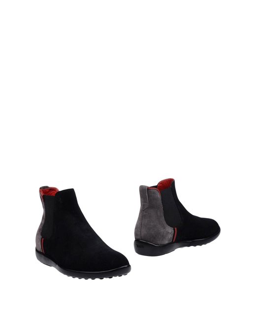 Tod's For Ferrari Black Ankle Boots for men