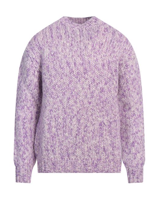 Daniele Fiesoli Purple Lilac Sweater Wool for men