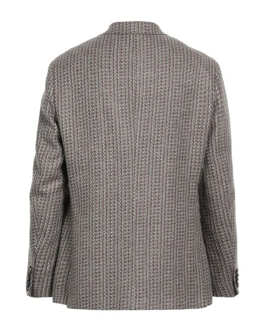 Etro Gray Blazer Wool for men