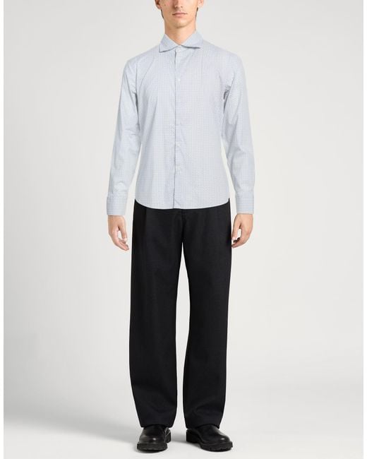 Manuel Ritz White Shirt Cotton, Elastane for men