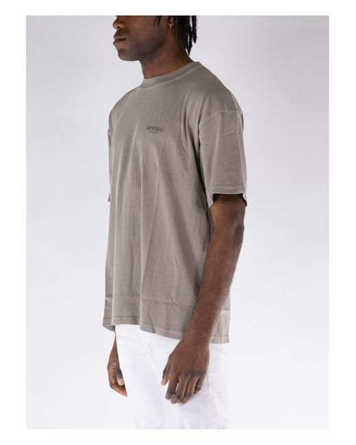 Camiseta Represent de hombre de color Gray