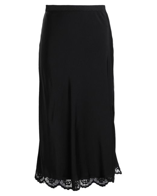 ARKET Black Midi Skirt