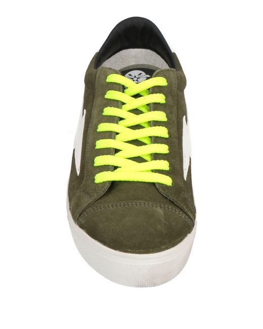 Sanyako Green Sneakers for men