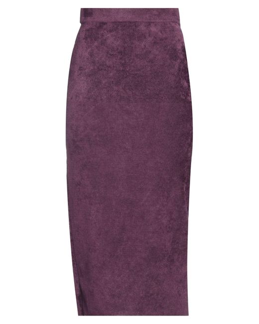 Alberta Ferretti Purple Midi Skirt