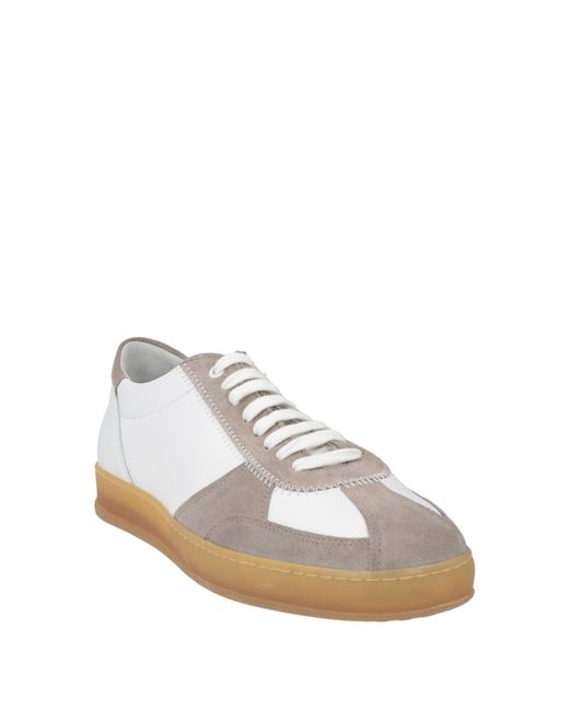 Bekk White Sneakers Leather for men