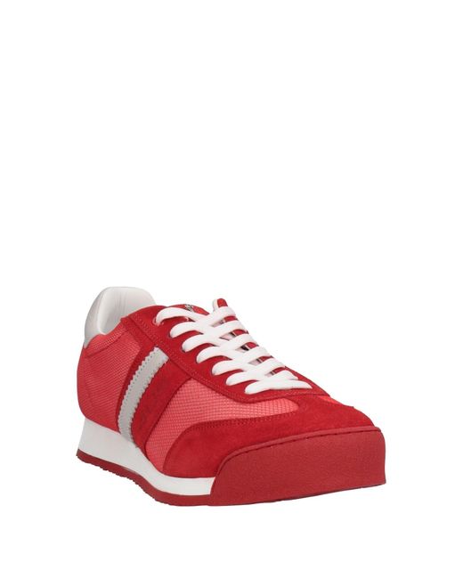 Cesare Paciotti Red Sneakers for men