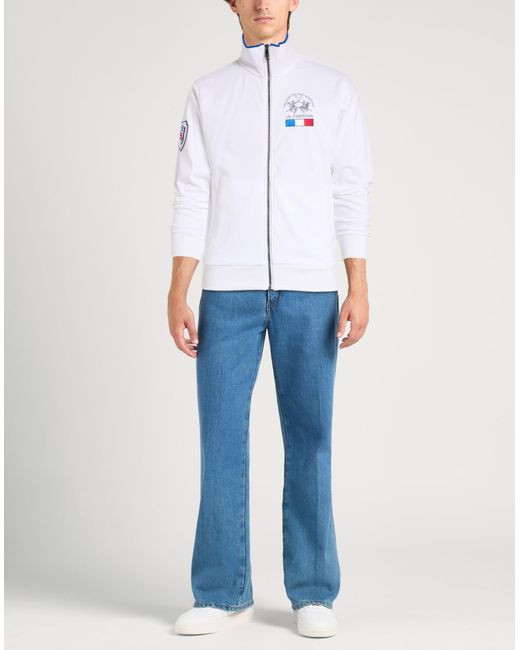 La Martina White Sweatshirt for men