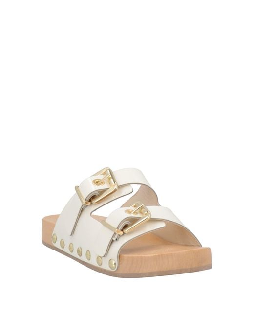 NCUB White Mules & Clogs