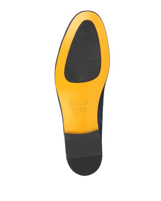 Doucal's Blue Loafers Leather