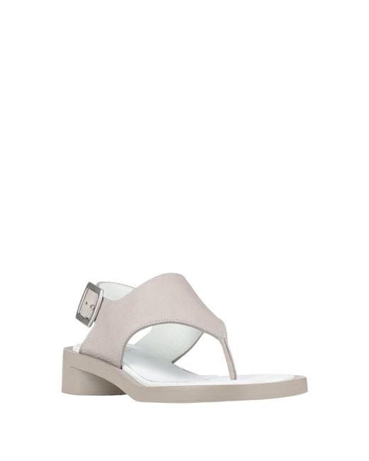 Maison Margiela White Thong Sandal Leather for men