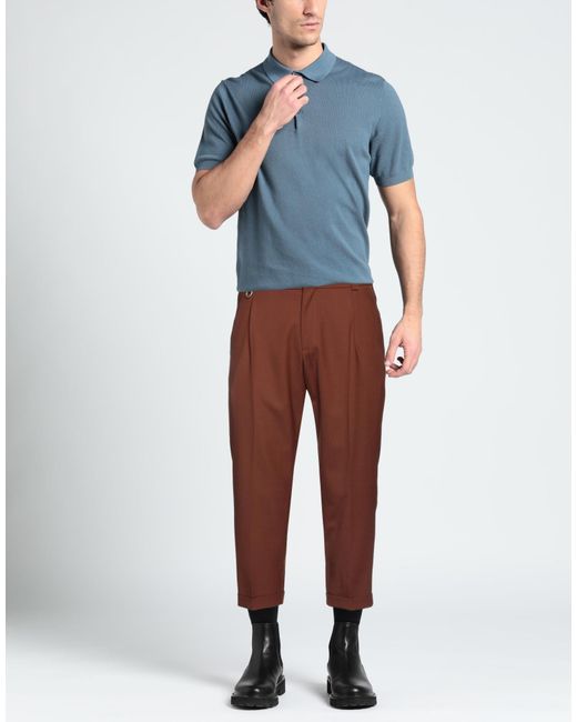 Paolo Pecora Brown Pants for men