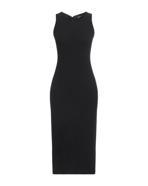 Emporio Armani Black Midi Dress