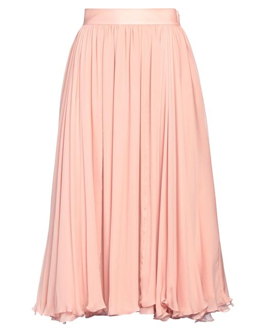 Rochas Pink Midi Skirt
