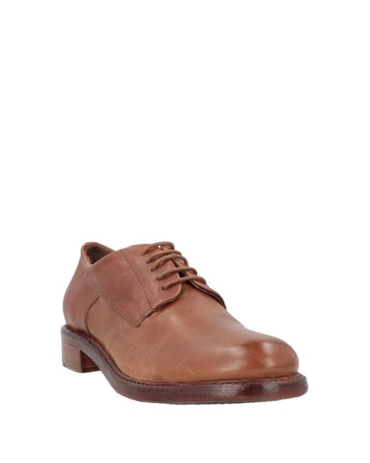 Hundred 100 Brown Lace-Up Shoes Leather