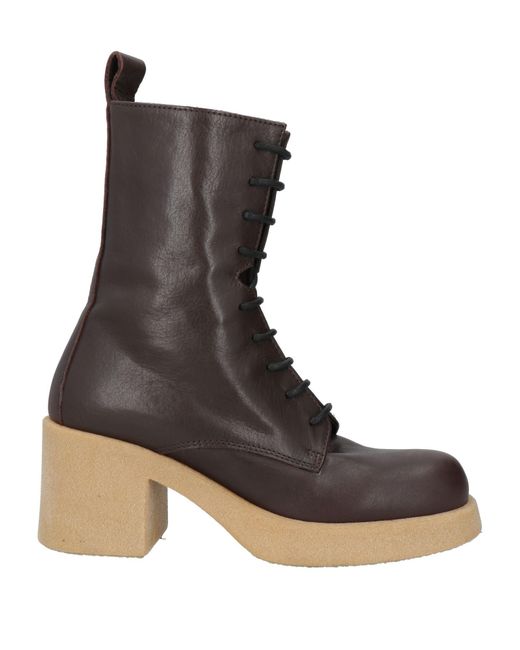 OA non-fashion Brown Ankle Boots Calfskin