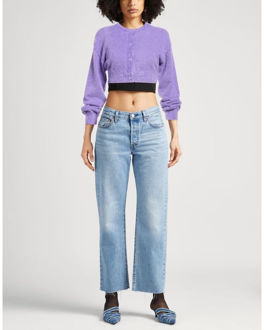 Moschino Purple Cardigan Polyamide