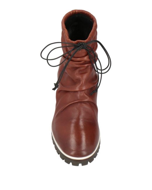 Halmanera Brown Ankle Boots
